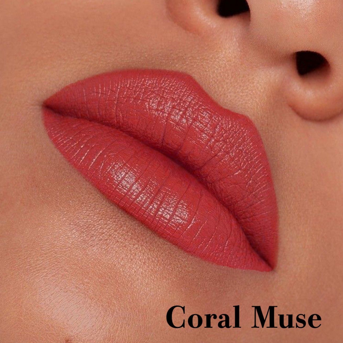WABI Never Enough Lipstick - Coral Muse