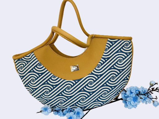 ΤΣΑΝΤΑ SHOPPER KYMA PETROL