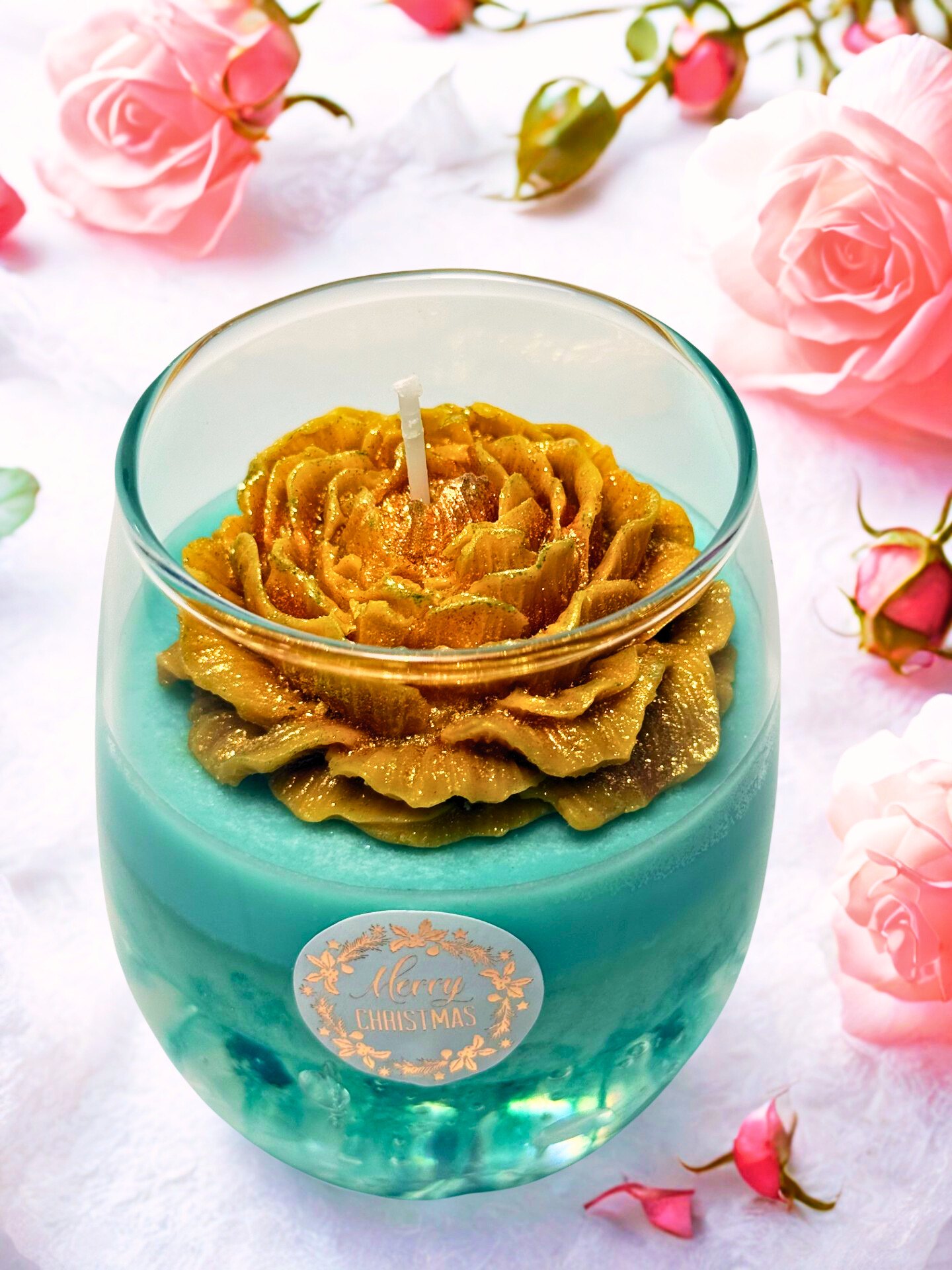 Αρωματικά κεριά φτιαγμένα με κερί μέλισσας και κερί σόγιας