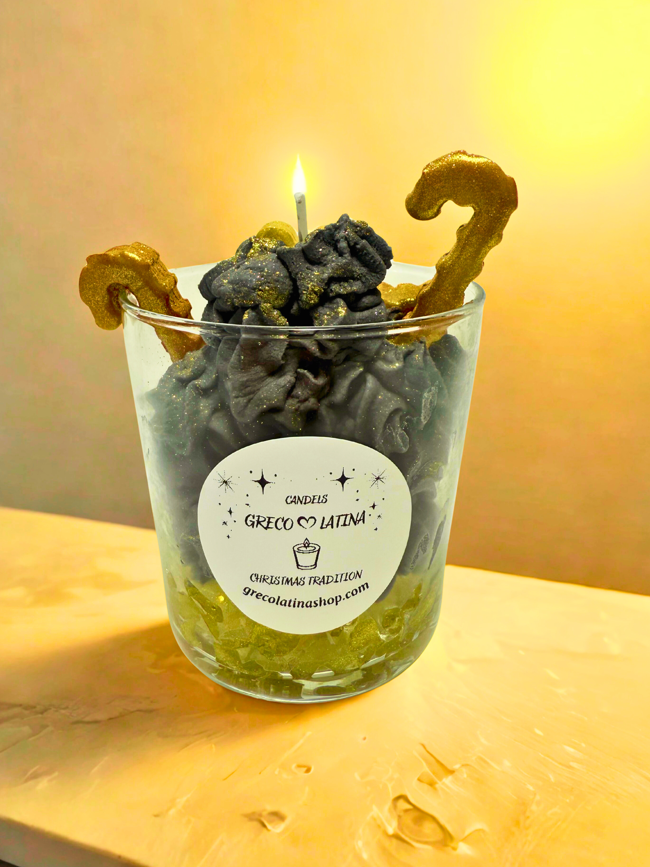 Αρωματικά κεριά φτιαγμένα με κερί μέλισσας και κερί σόγιας