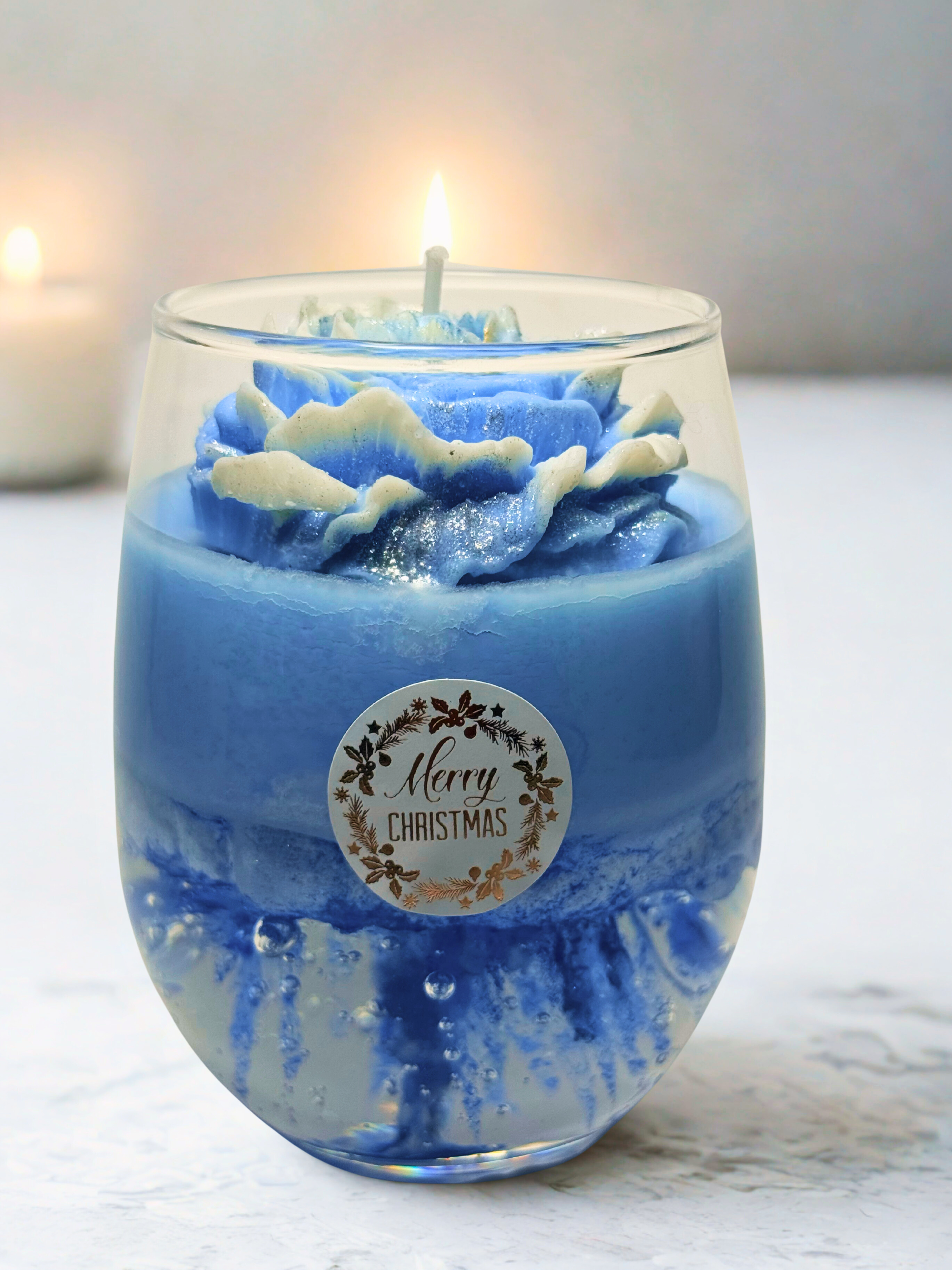 Αρωματικά κεριά φτιαγμένα με κερί μέλισσας και κερί σόγιας