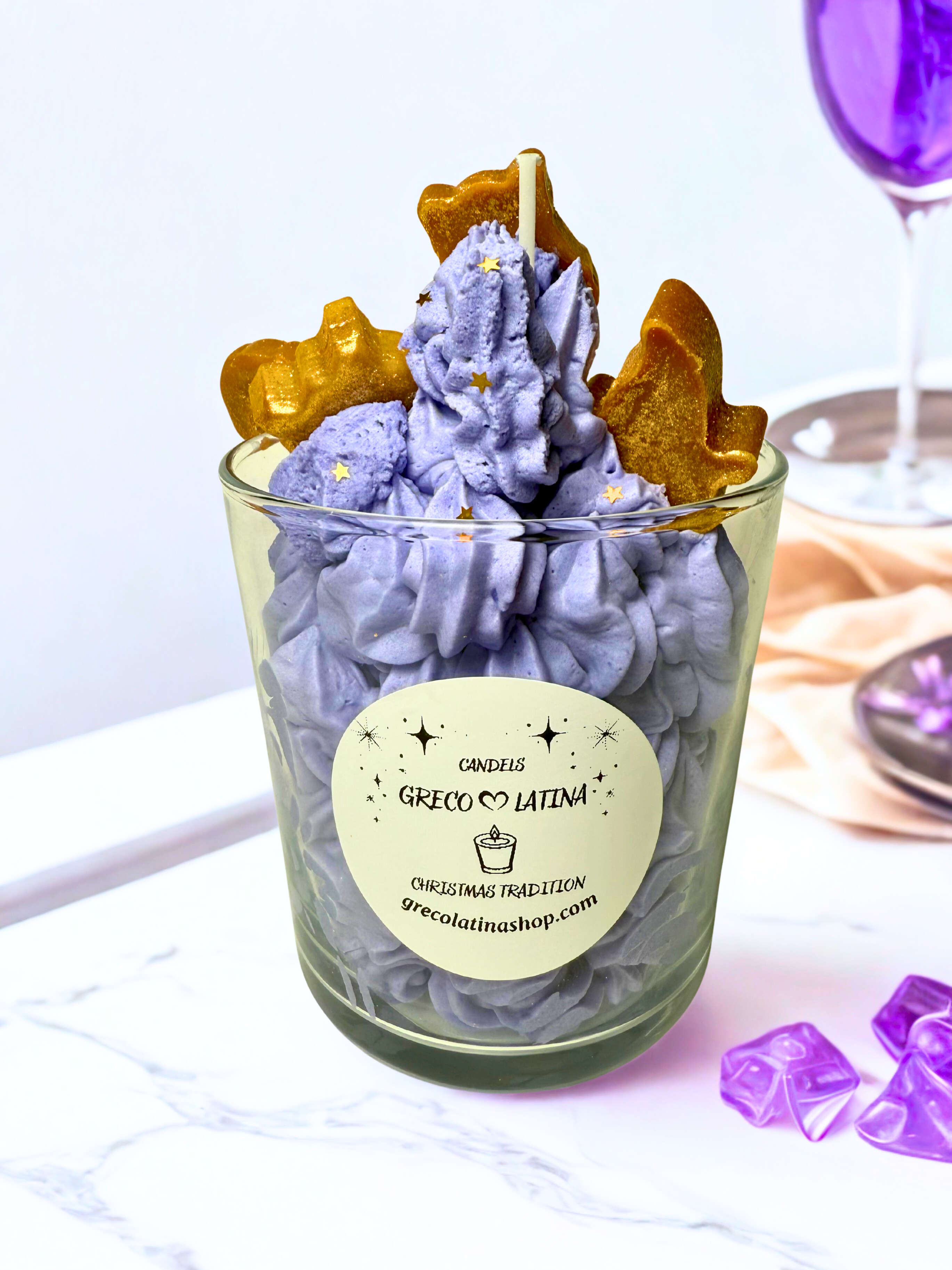 Αρωματικά κεριά φτιαγμένα με κερί μέλισσας και κερί σόγιας