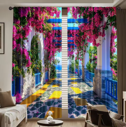 Scenic Outdoor Curtain