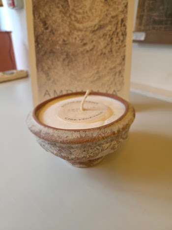 Bougie d'extérieur coupe Anduze Ø15×8 en terre cuite 