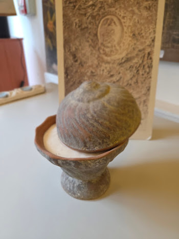 Bougie d'extérieur vase pot à feu en terre cuite Ø13×16