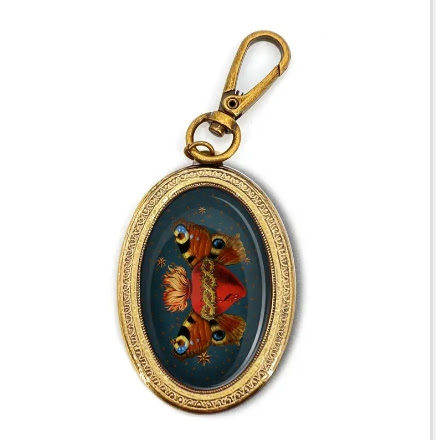 PORTE CLEFS PAPILLON SACRE HORIZONTAL