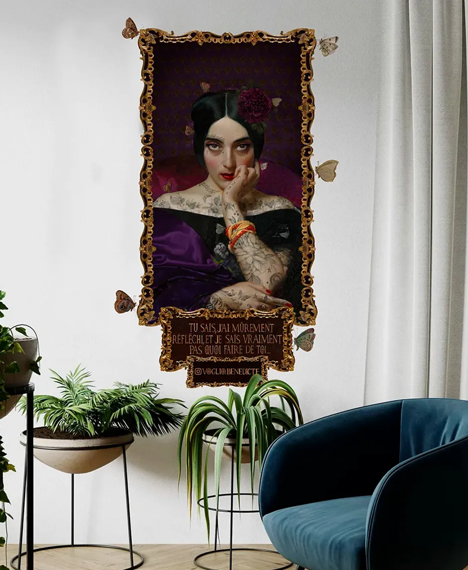 COLLAGE STREET ART CLÉMENTINE