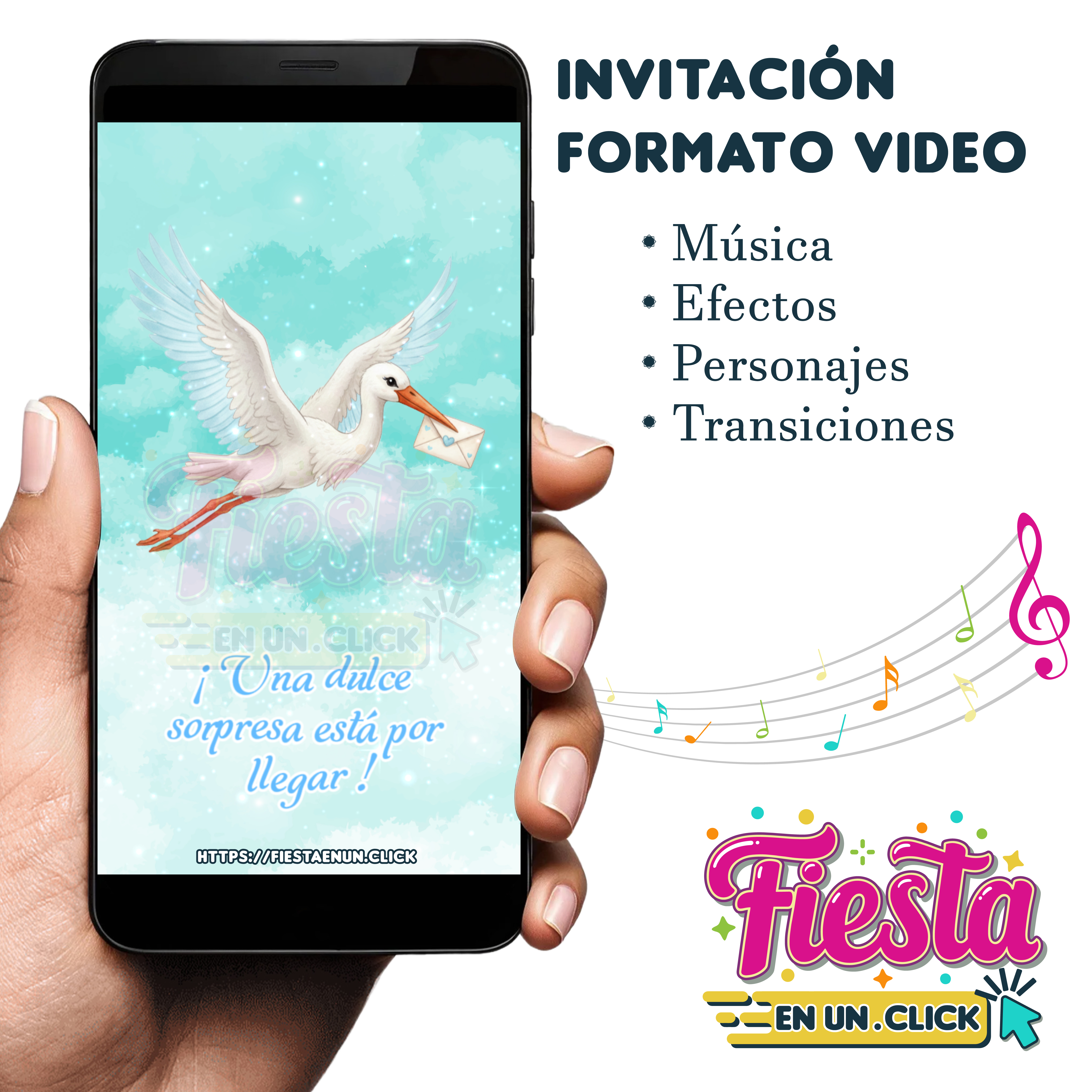 Invitación Video Baby Shower