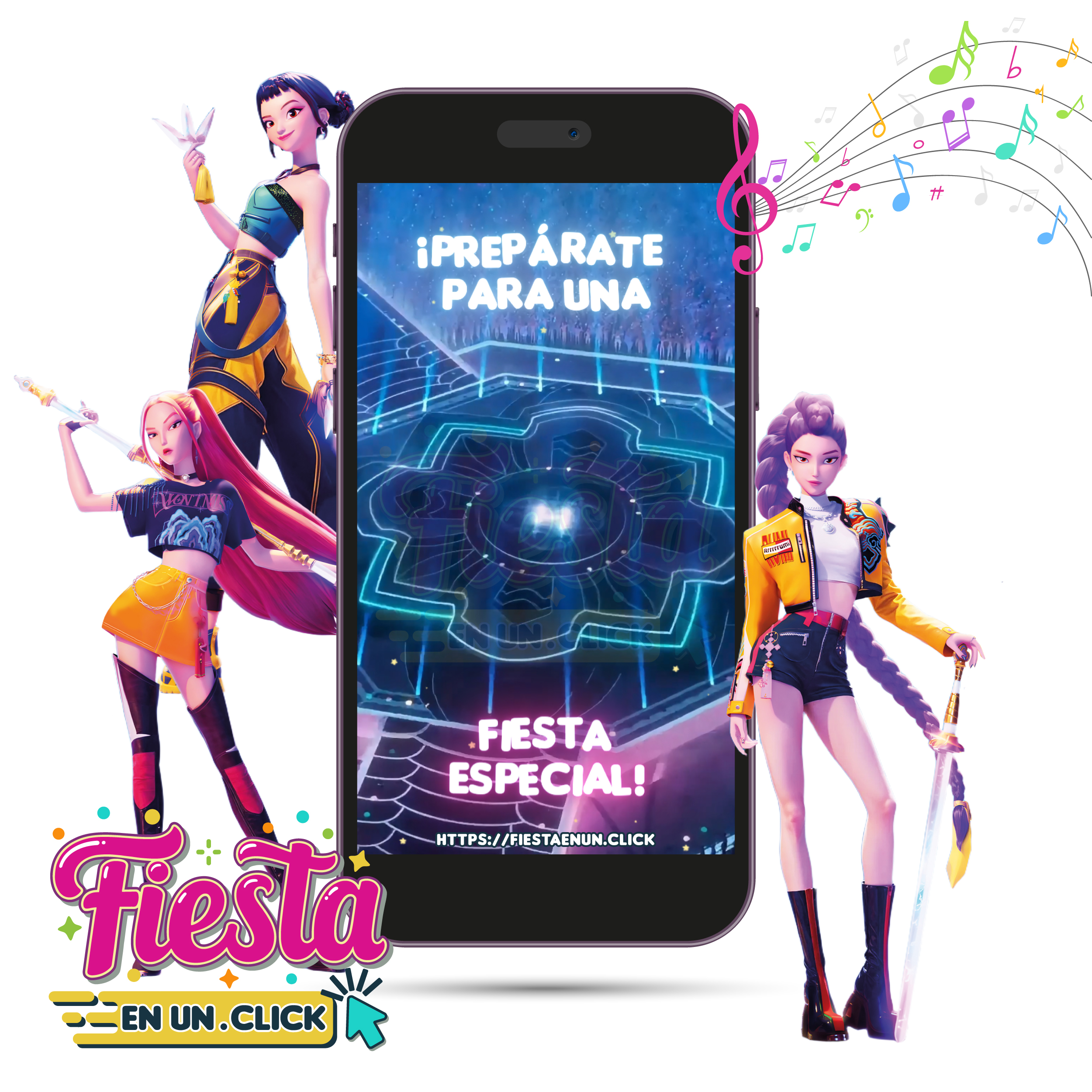 Invitación Video Guerreras K-Pop