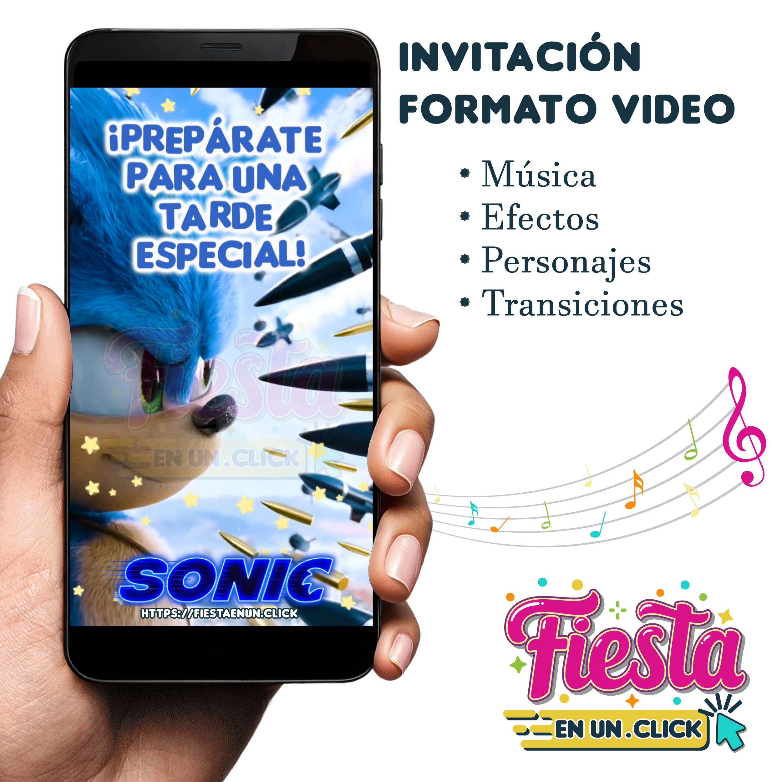 Invitación Video Sonic