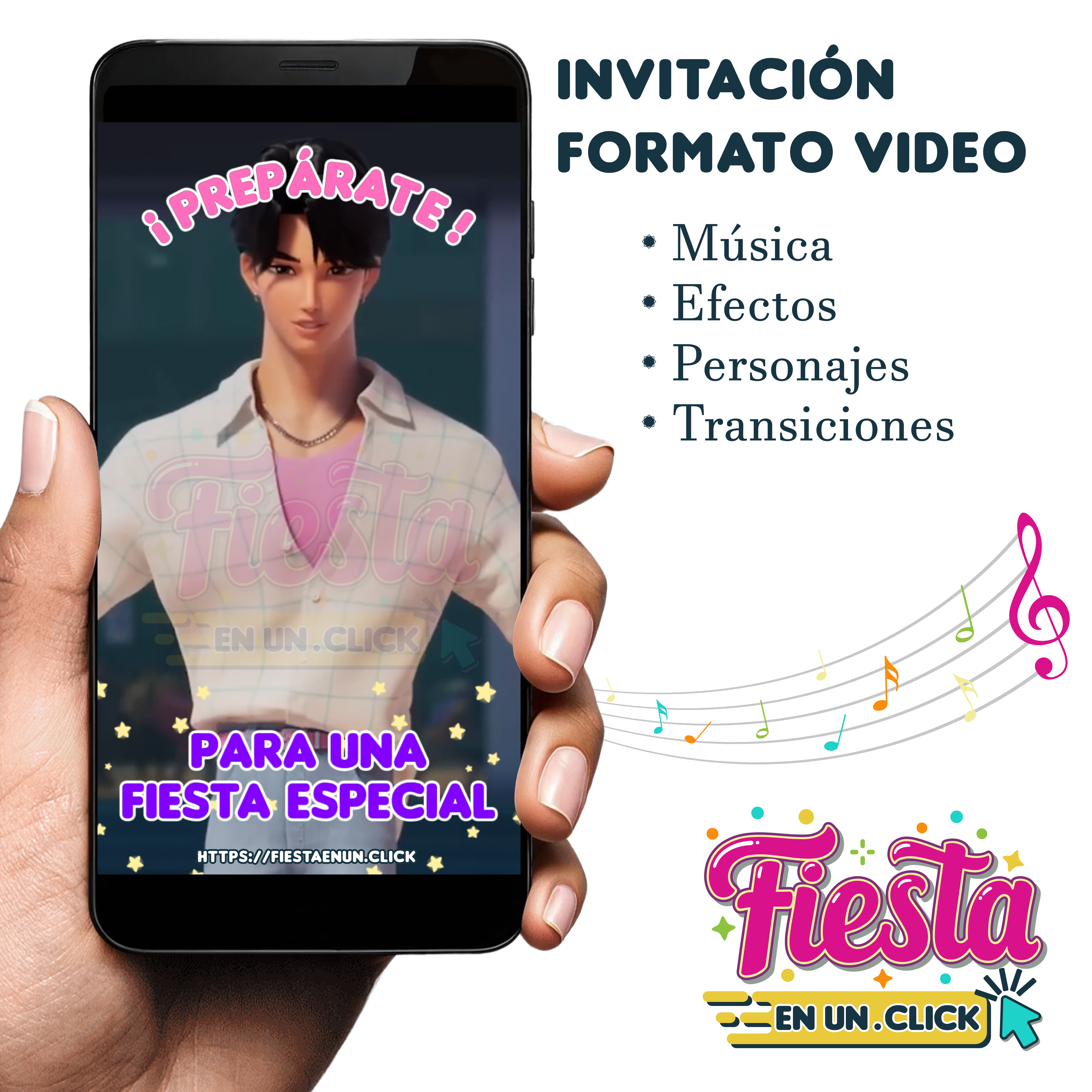 Invitación Video Saja Boys