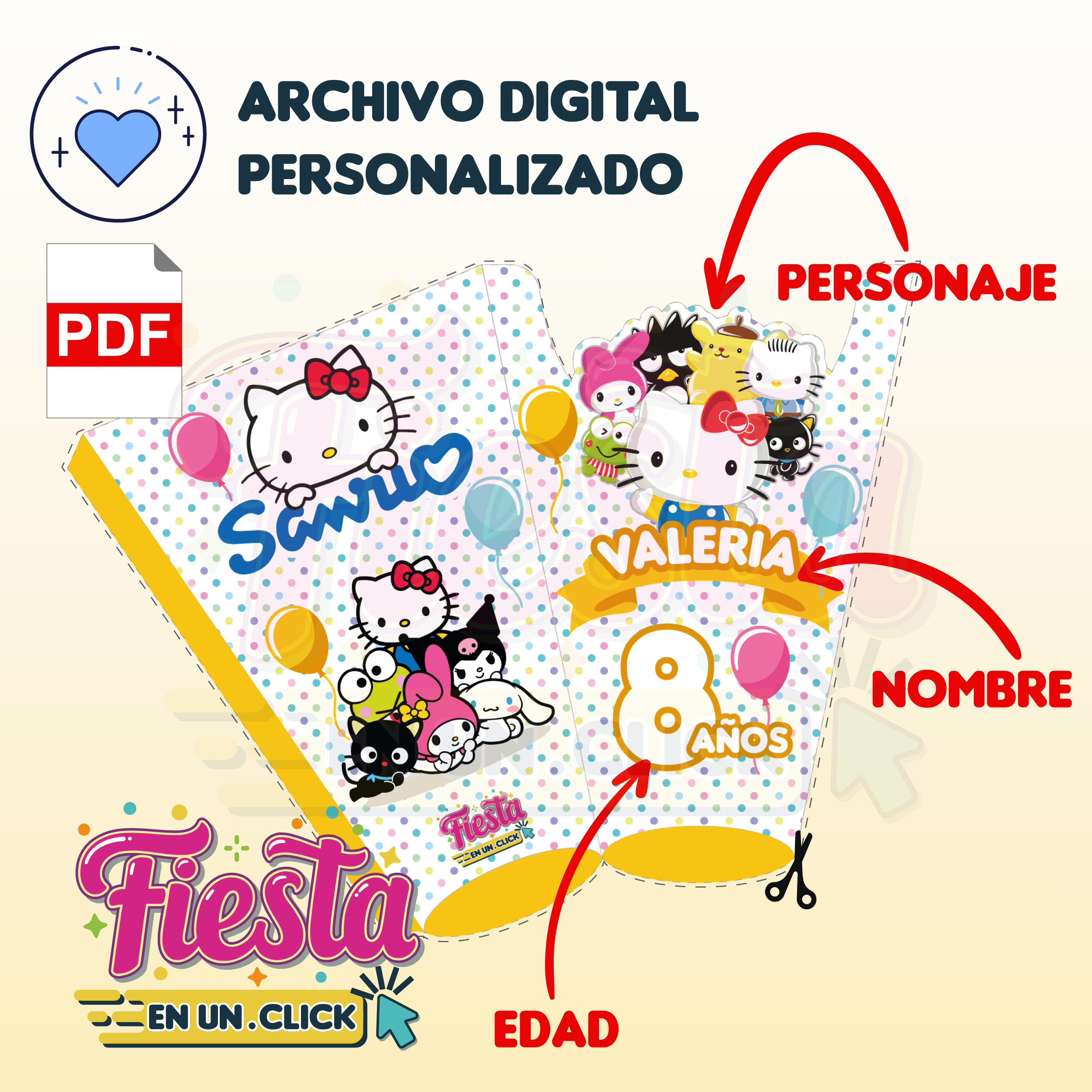 Dulcero Conito Sanrio Hello Kitty
