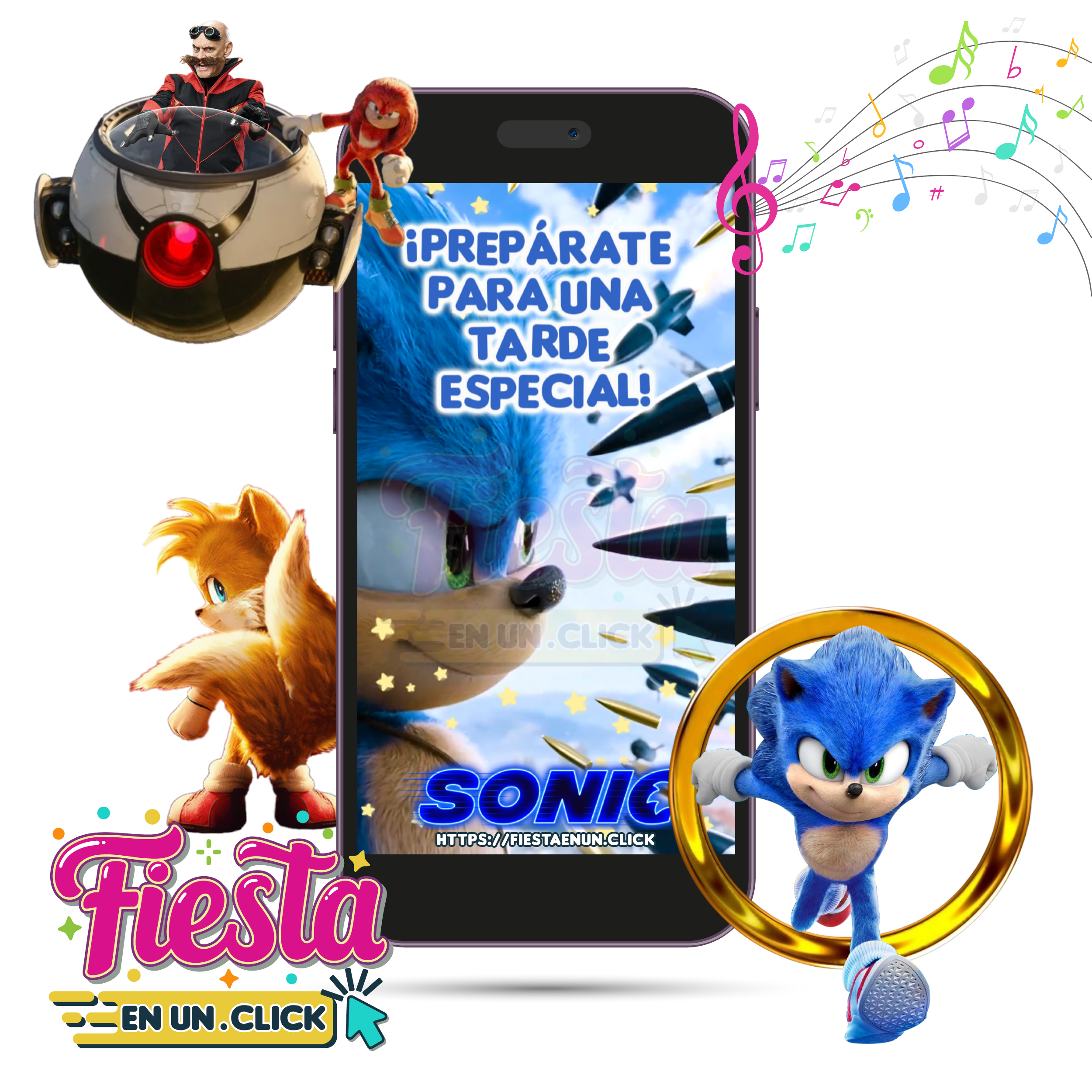 Invitación Video Sonic