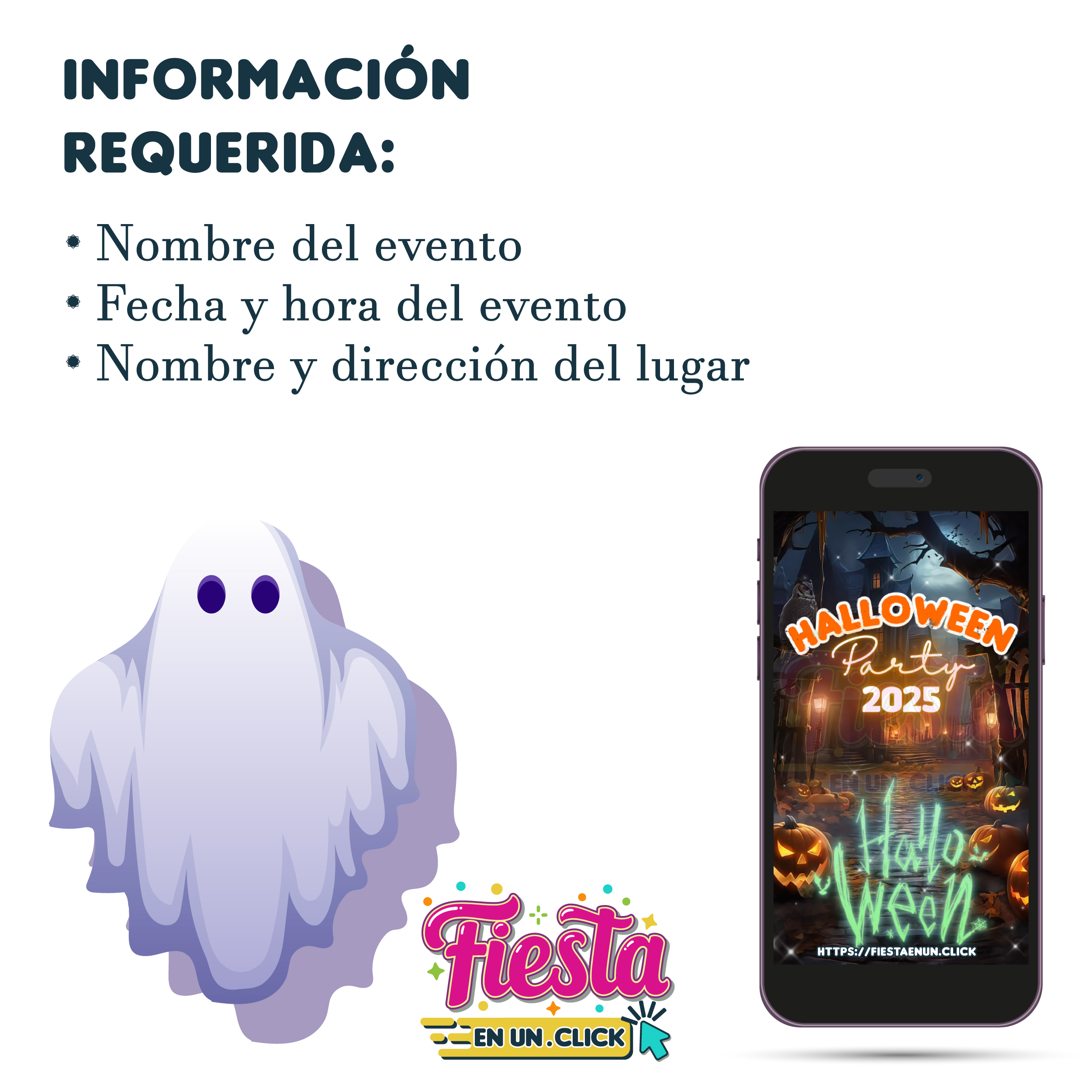 Invitación Video Halloween