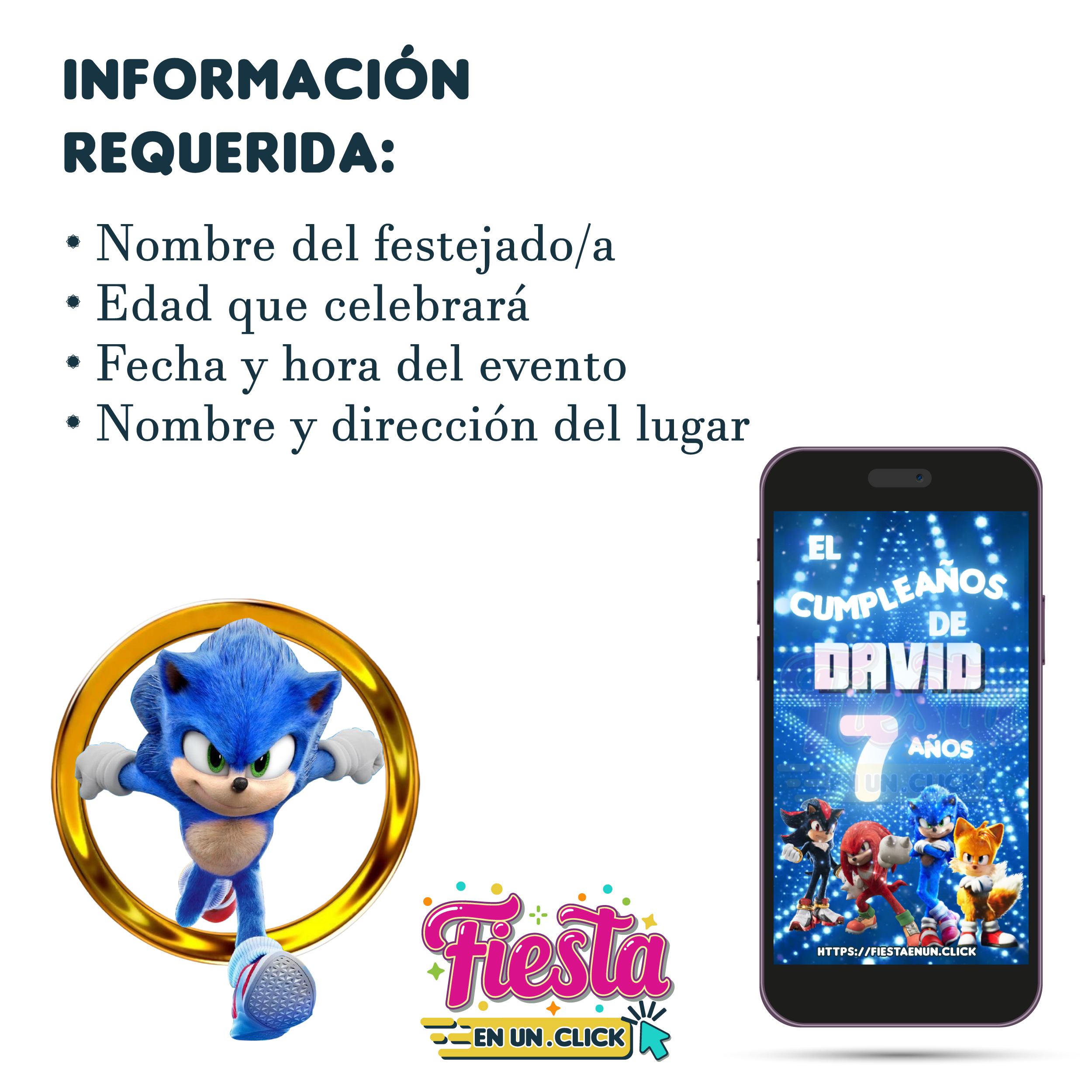 Invitación Video Sonic