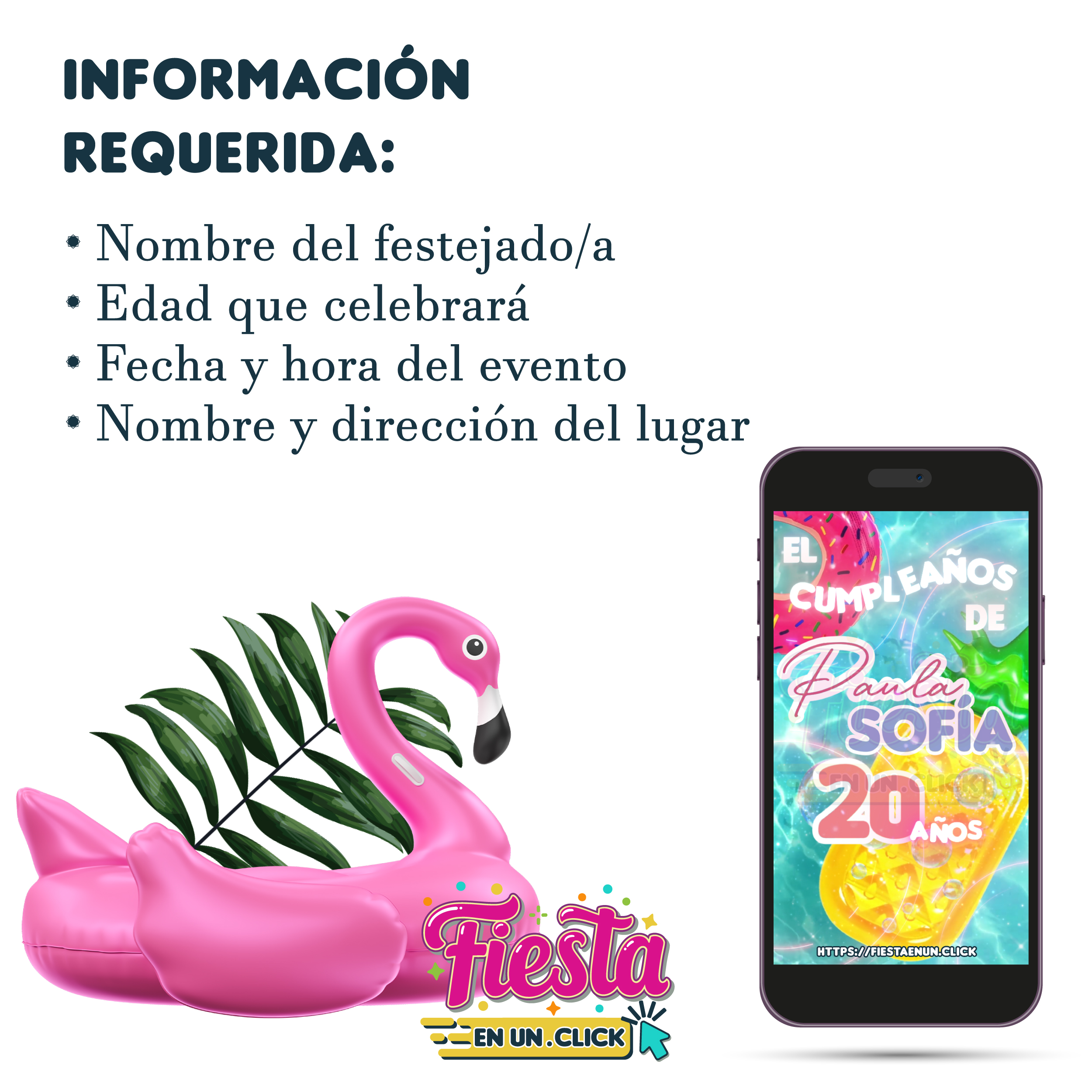 Invitación Video Pool Party