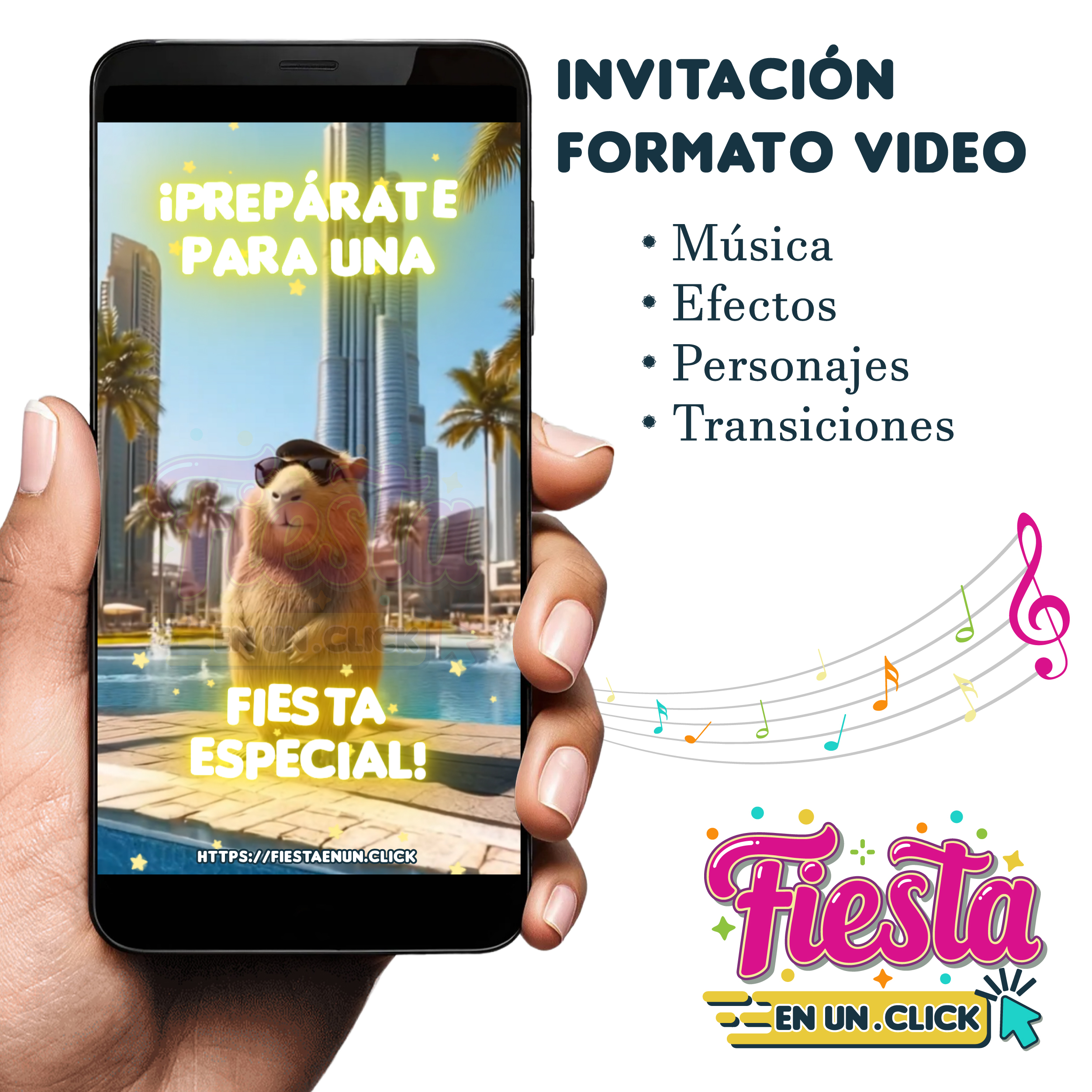 Invitación Video Capibara