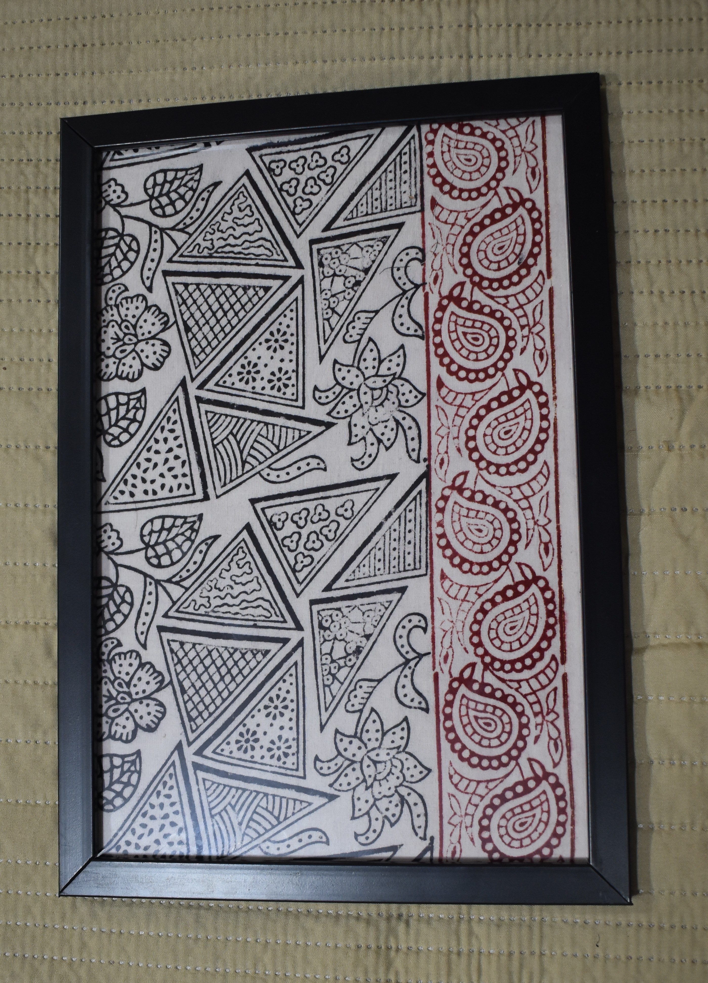 Handmade Geometric and Floral Wall Art