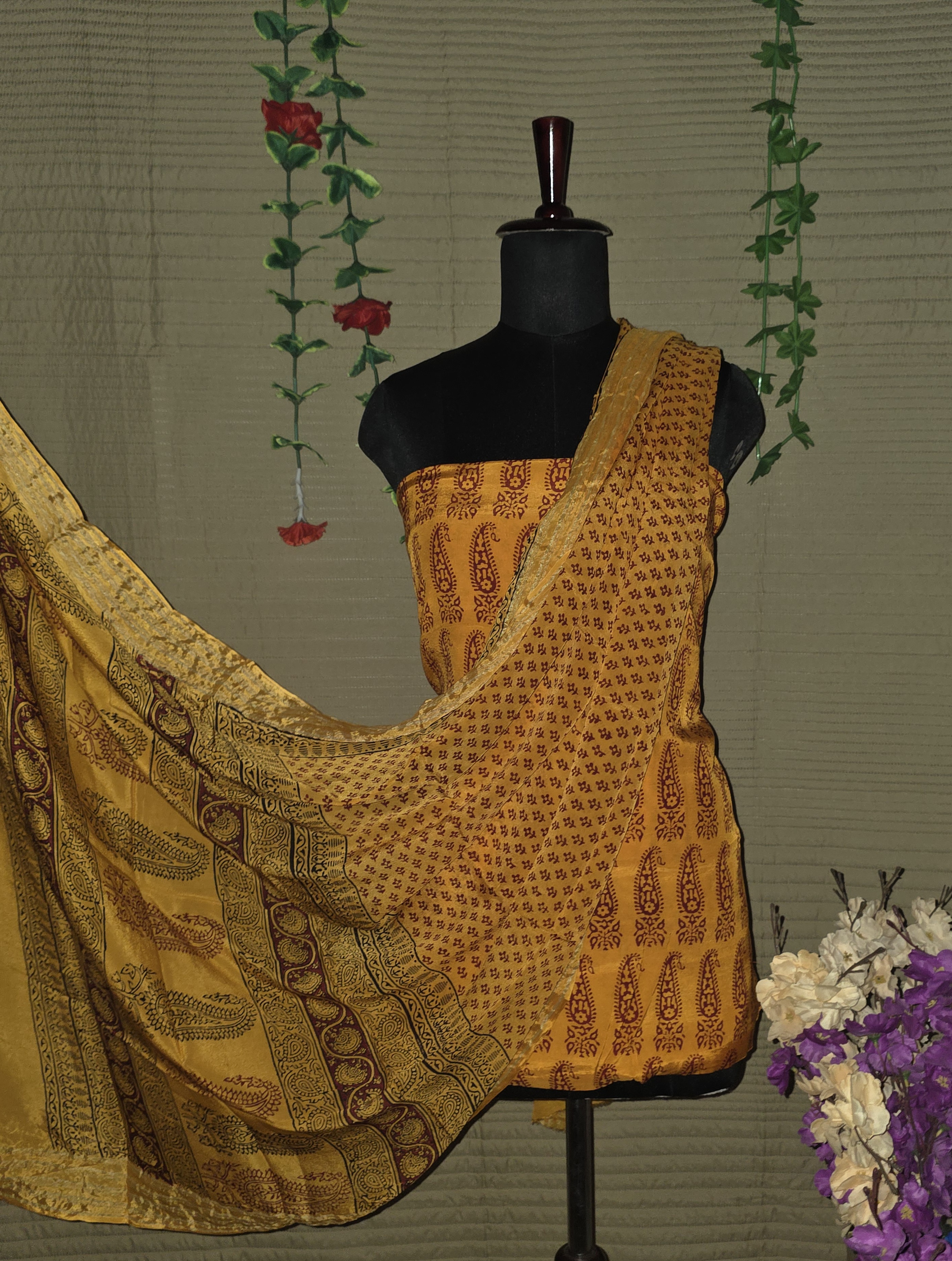 Shantoon Suit with Chinnon Dupatta – 2.5 Meter Each