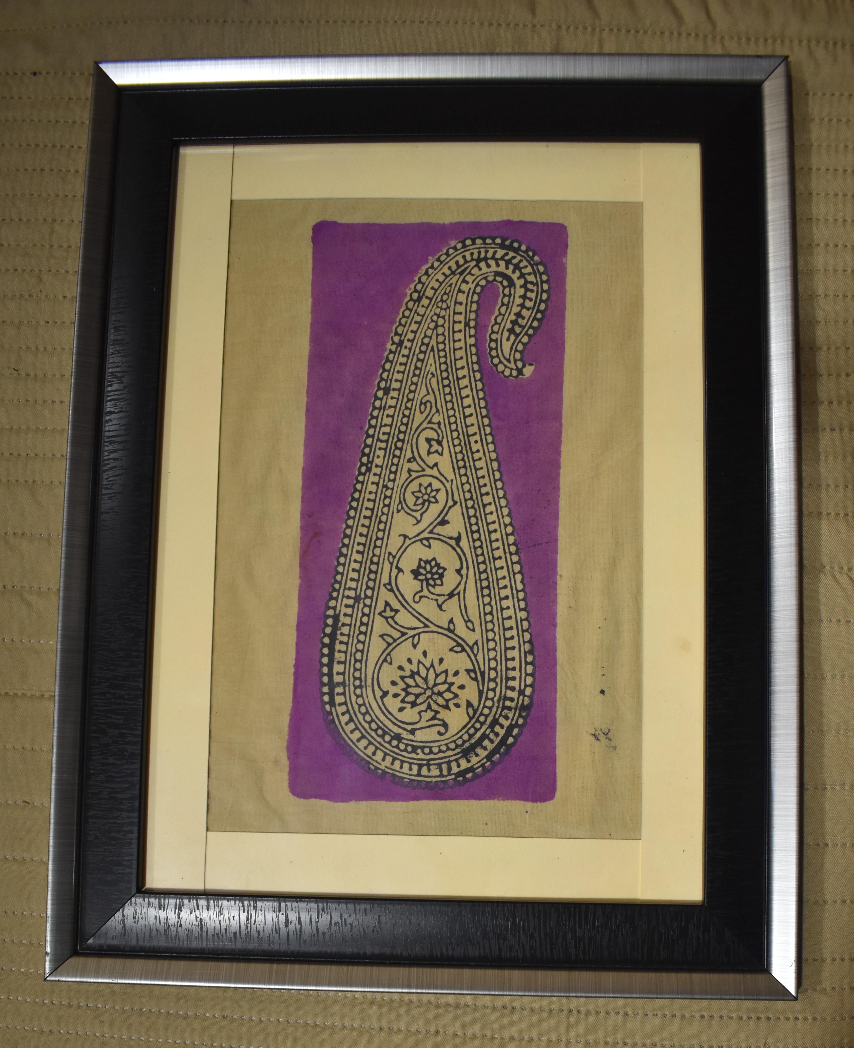 Framed Paisley Art Print