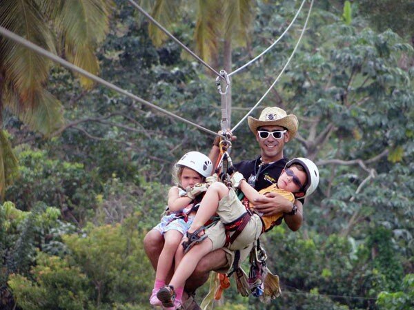 Aventura en tirolesa en Punta Cana: ¡Vuela por la jungla!