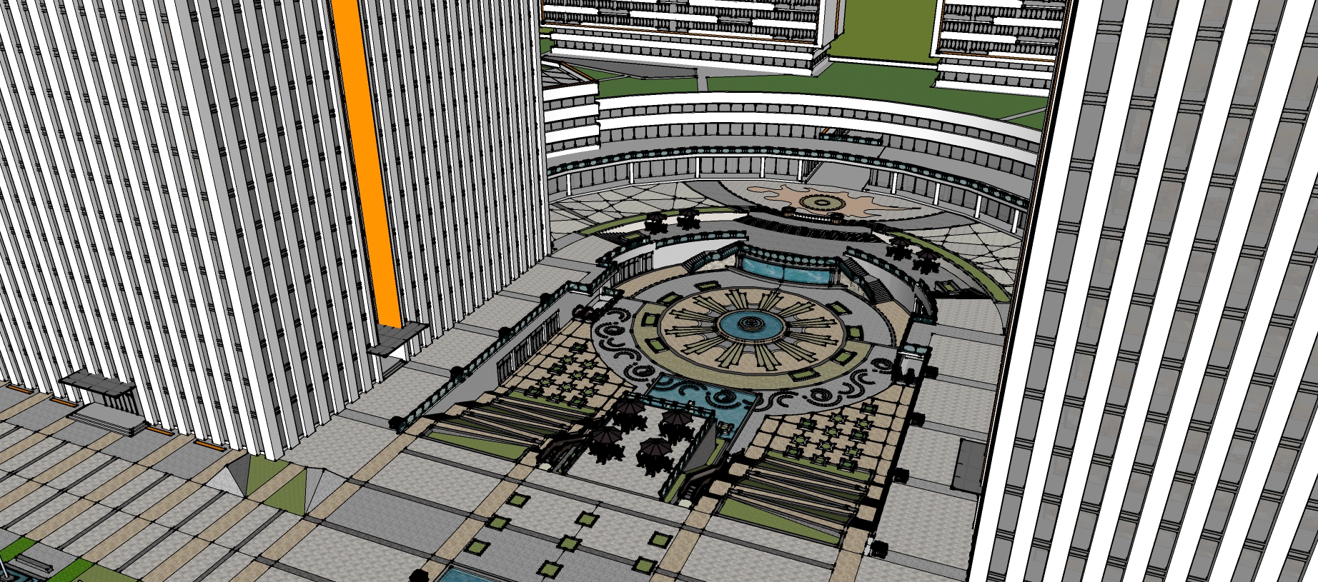Multistorey office building model 1