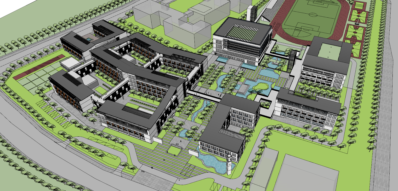 School campus model 103