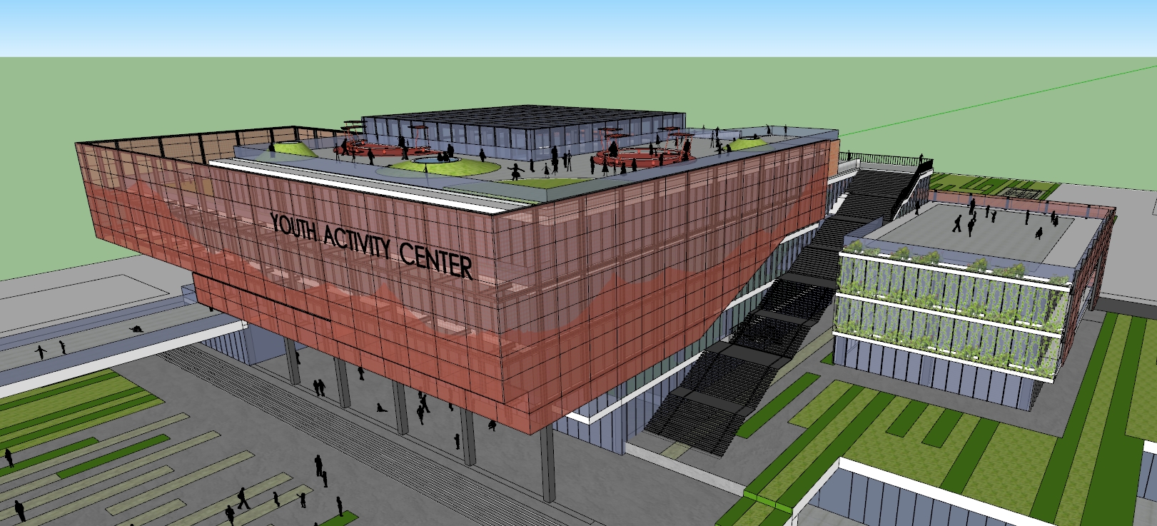 Youth activity center model 01