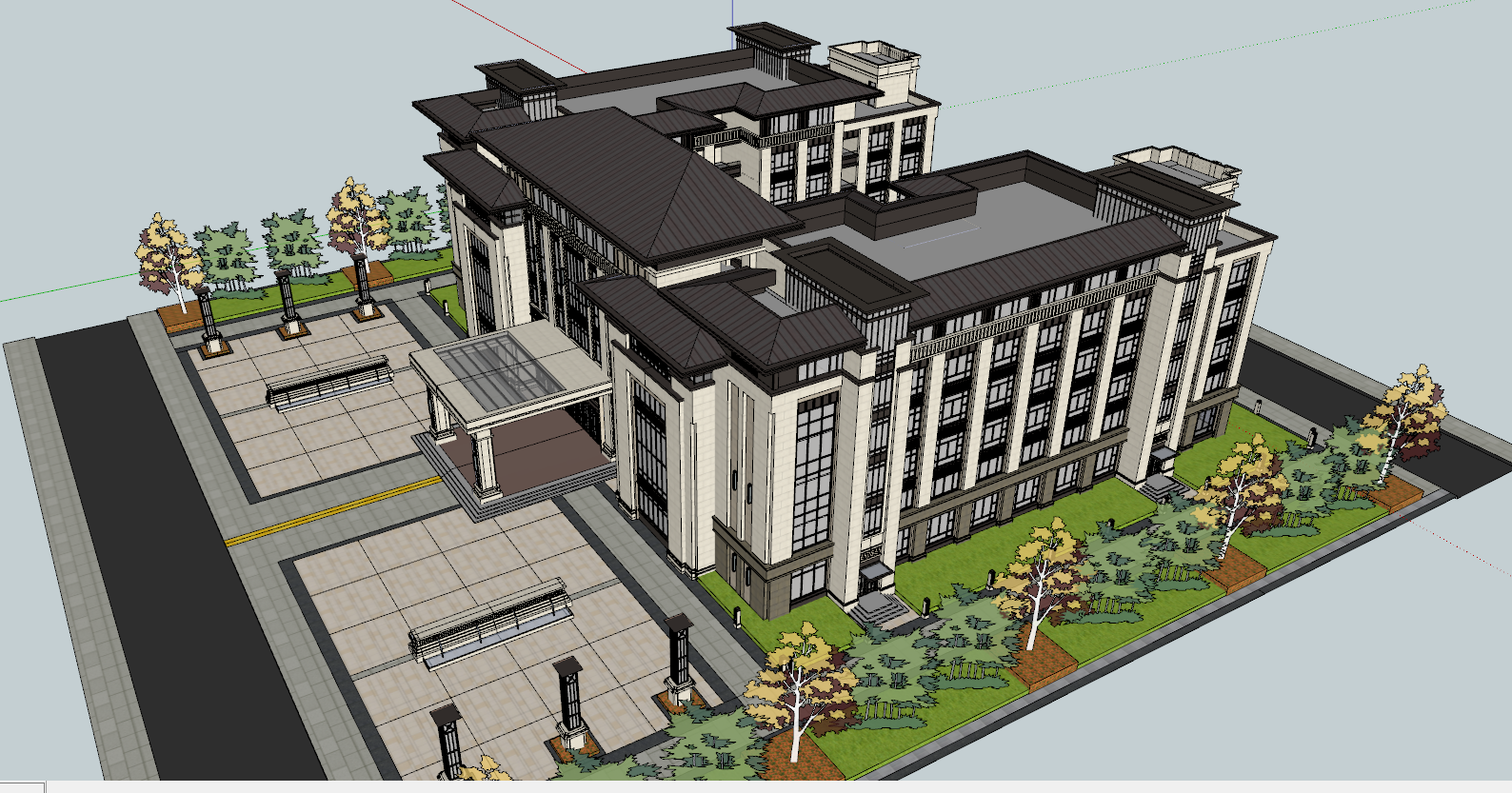 School campus model 38