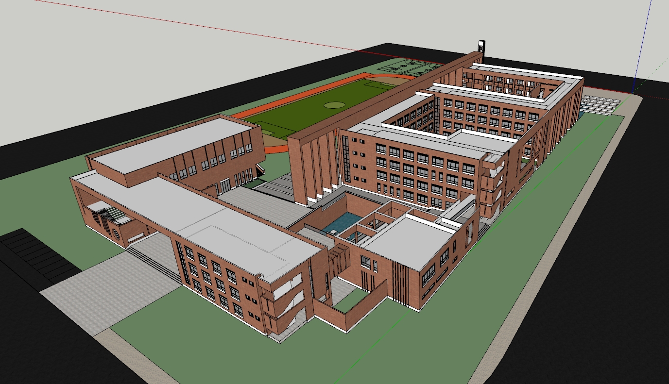 School campus model 06