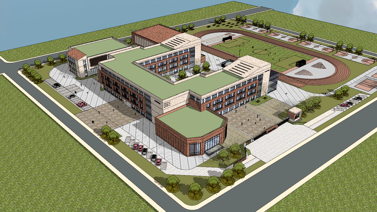 School campus model 96