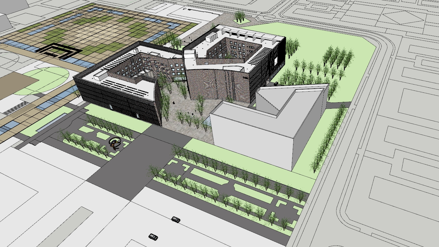School campus model 20