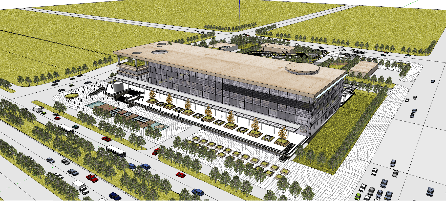 Bus station model 01