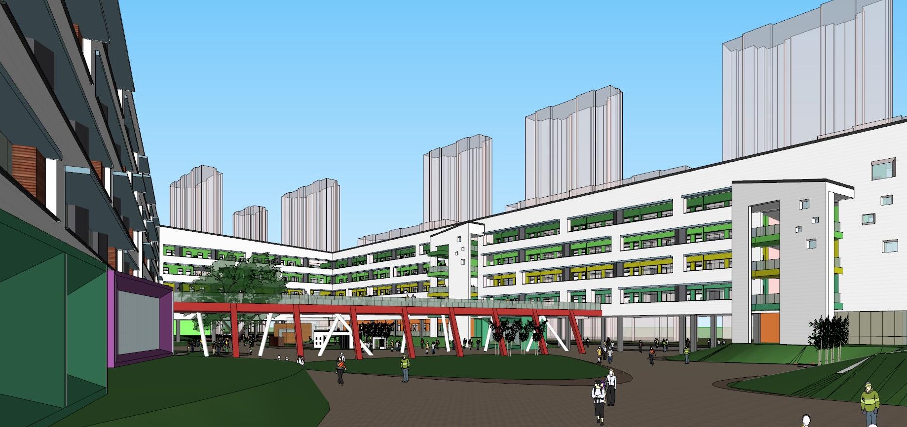 School Campus model 15