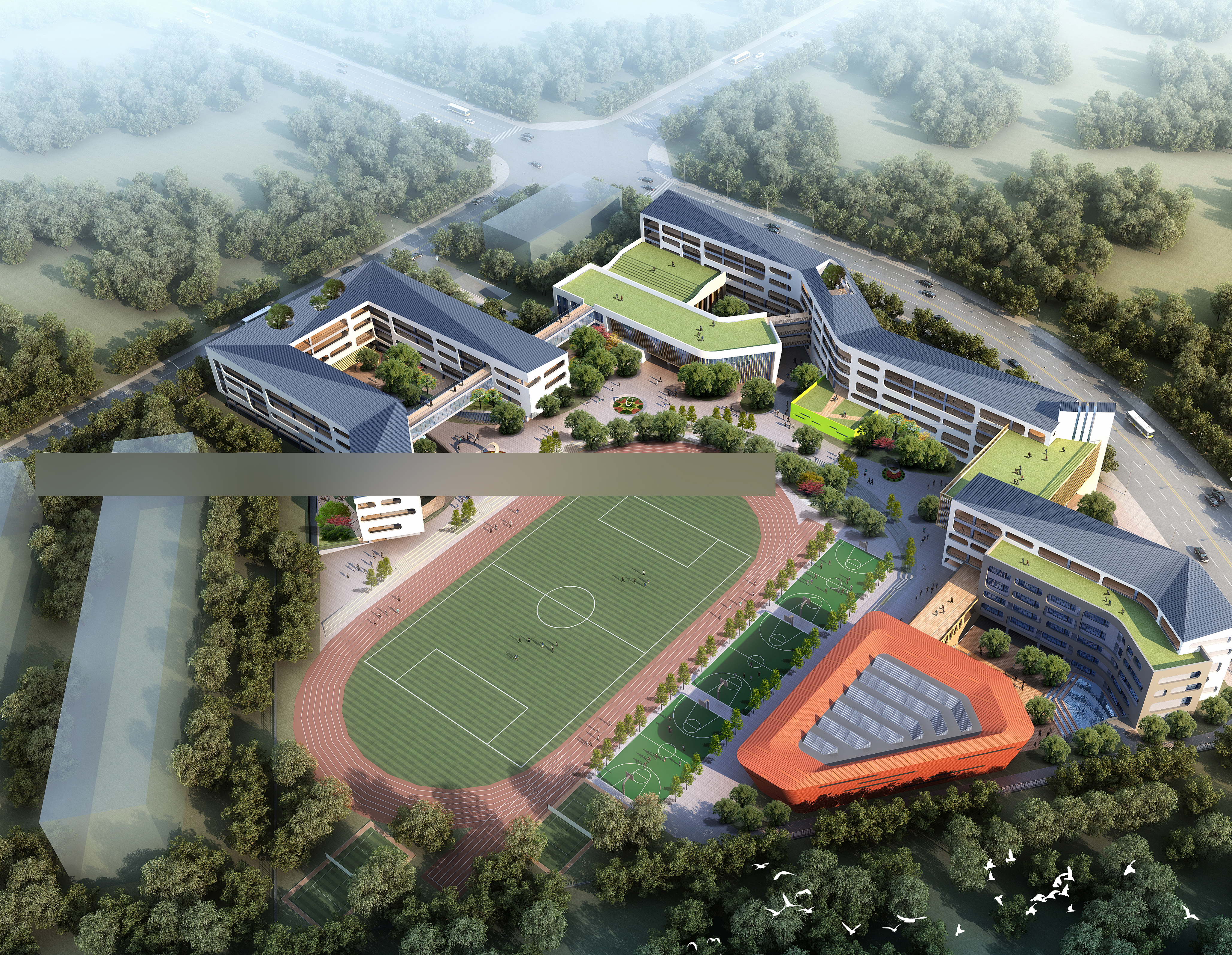 School Campus model 11