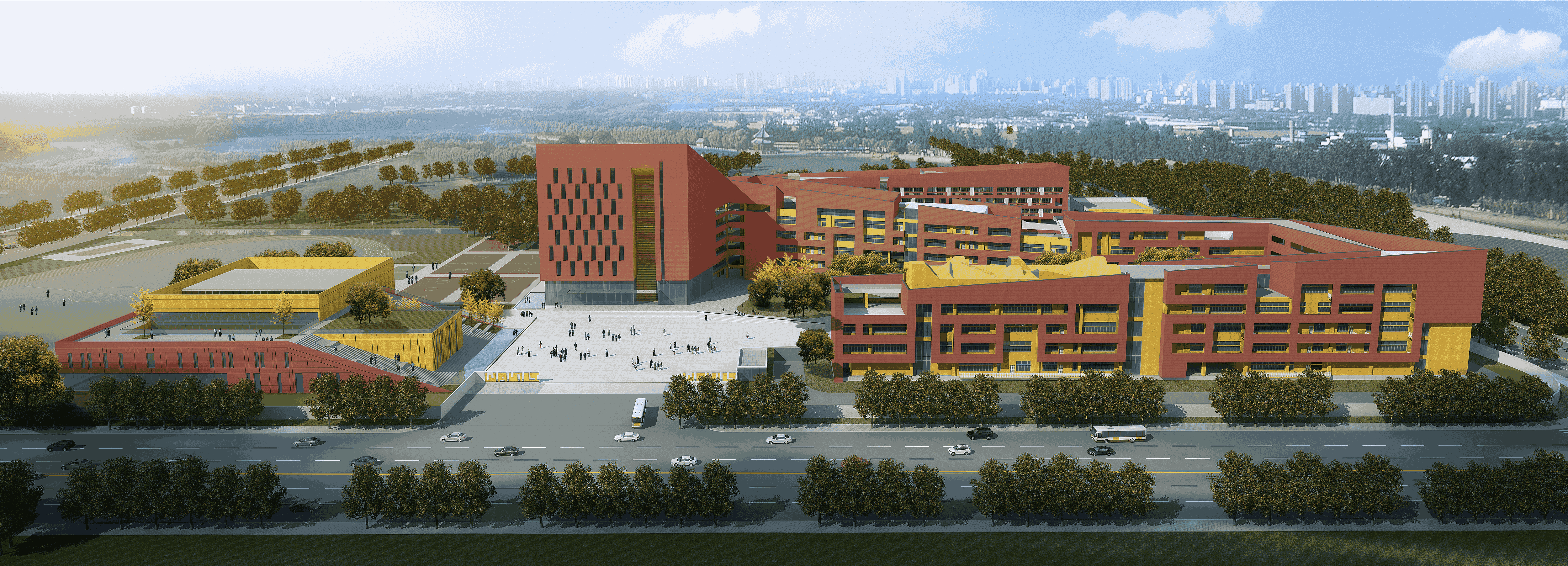 School campus model 51