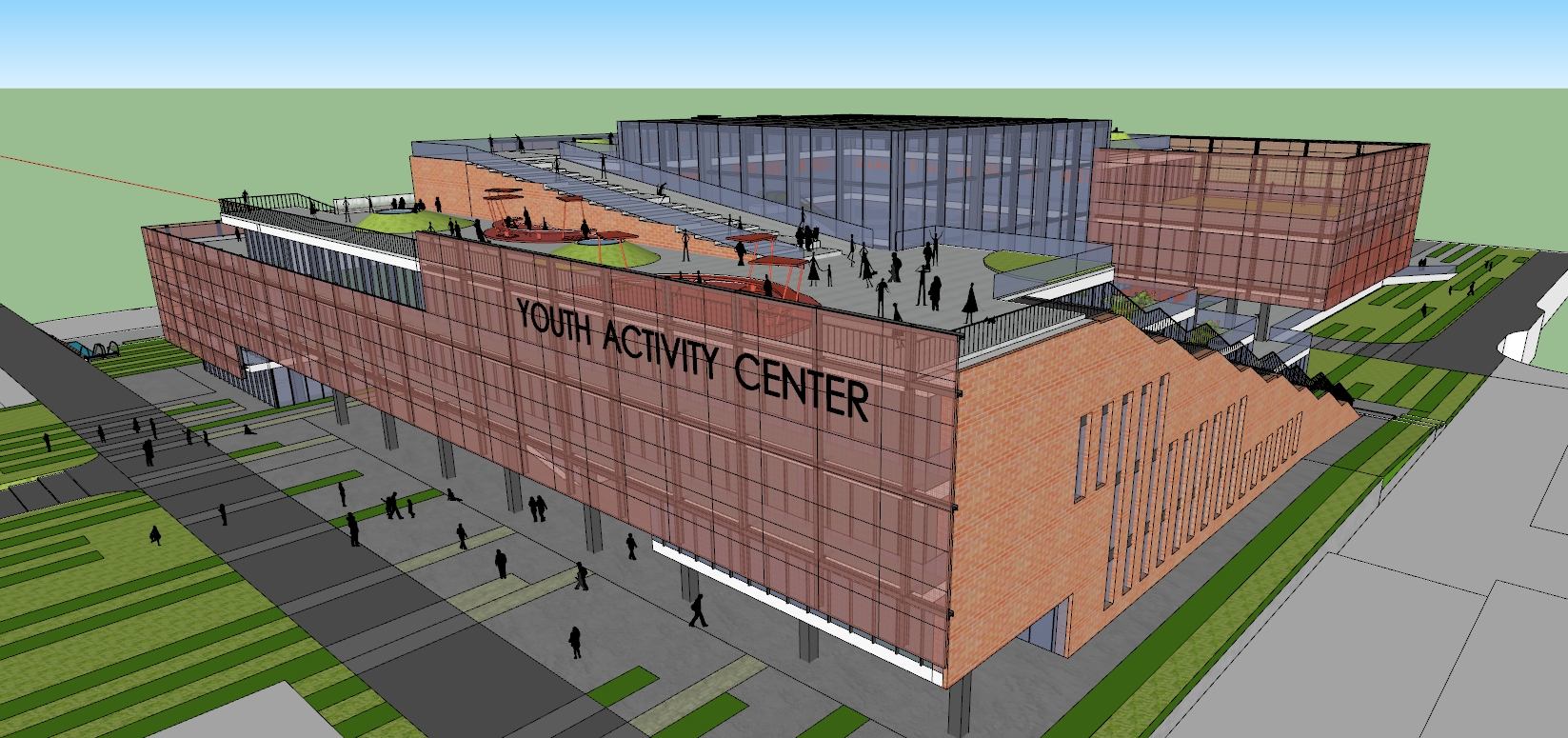 Youth activity center model 01