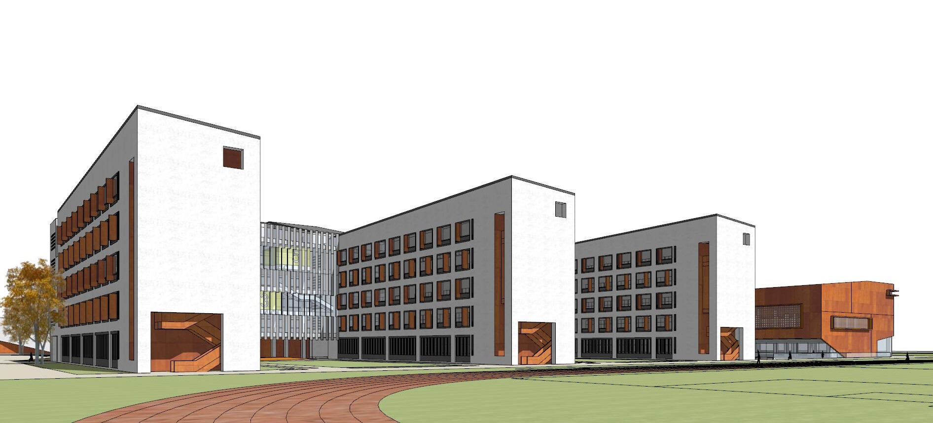 School campus model 123