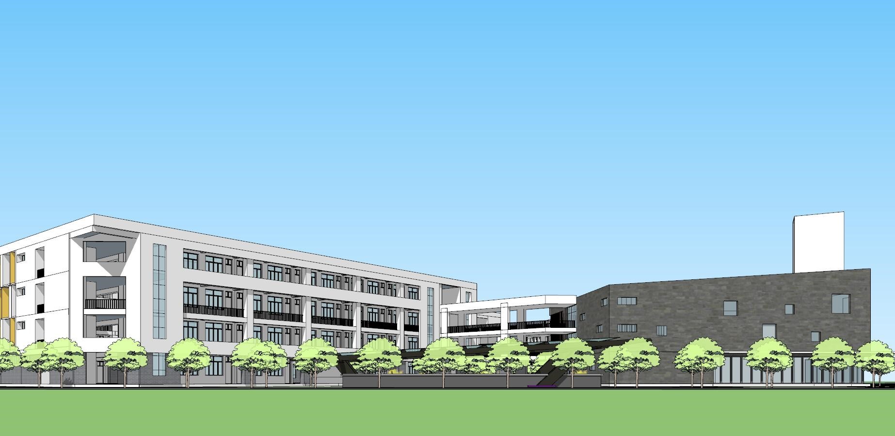 School campus model 07