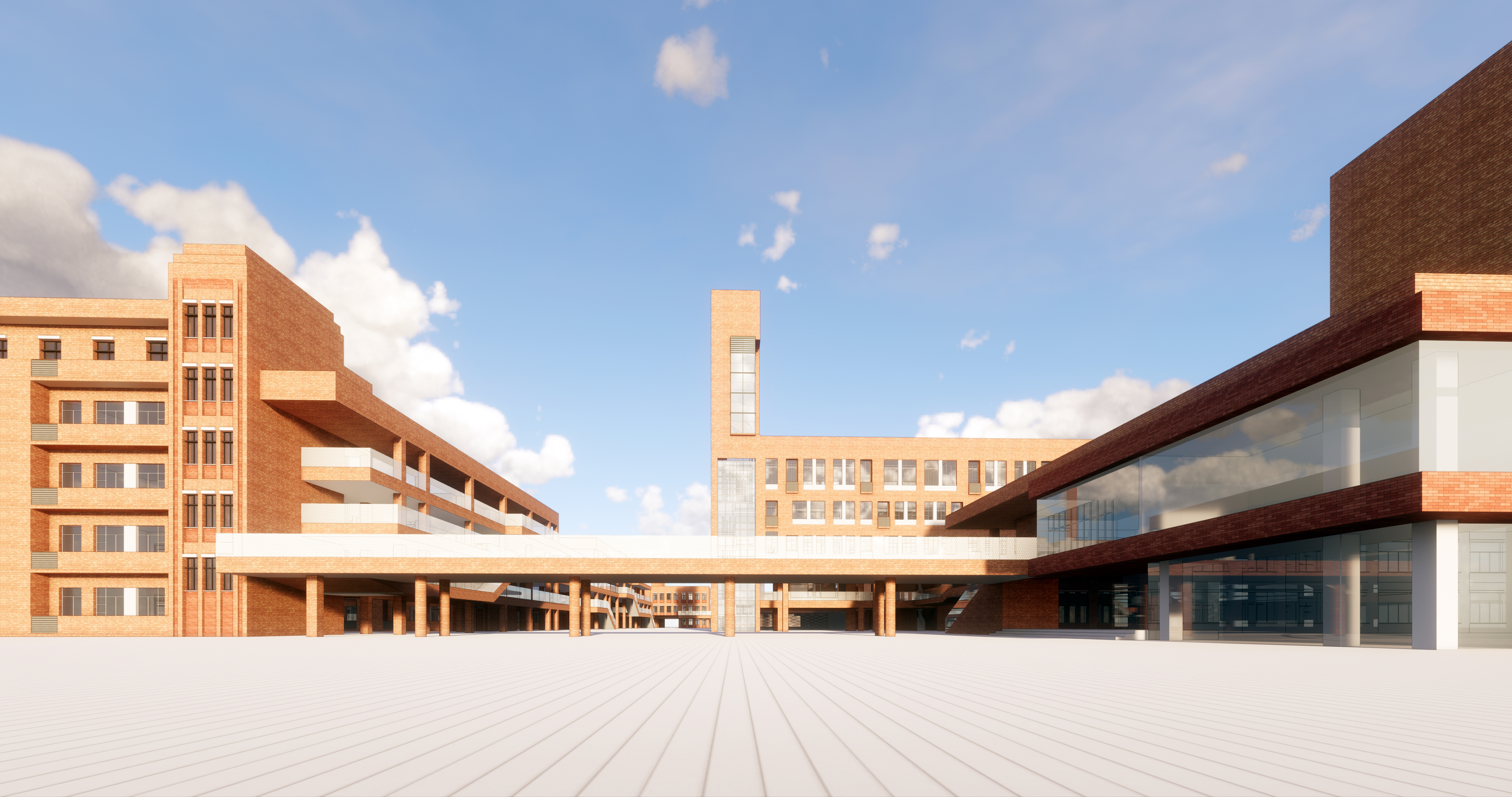 School campus model 08