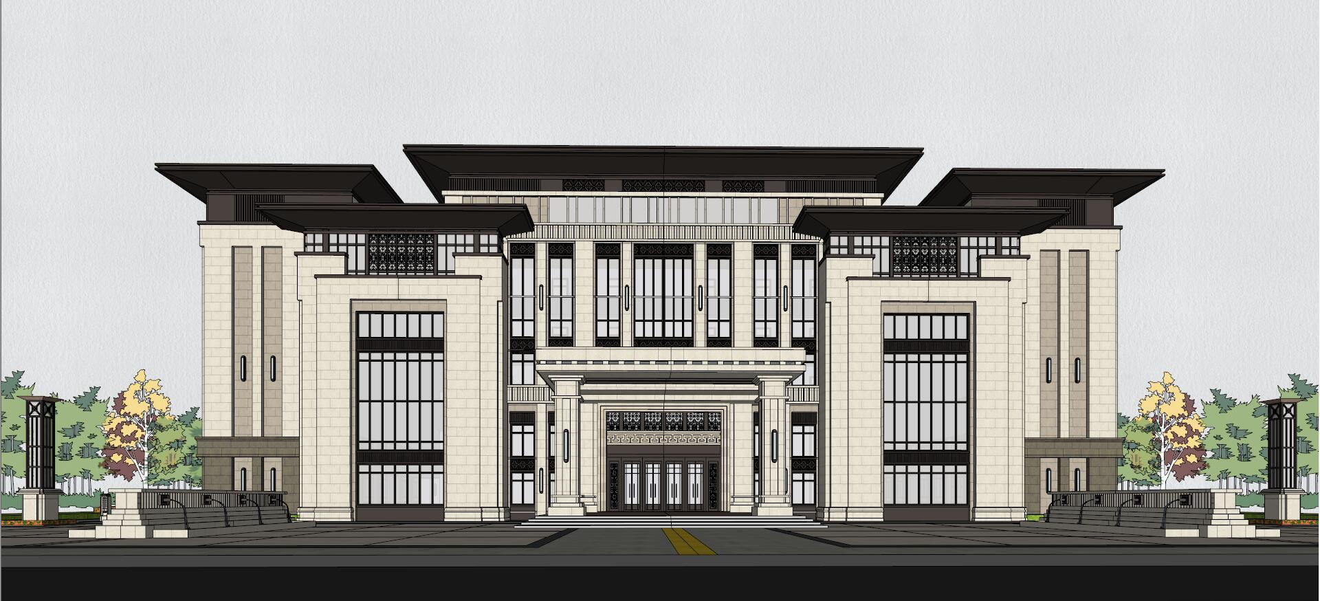 School campus model 38