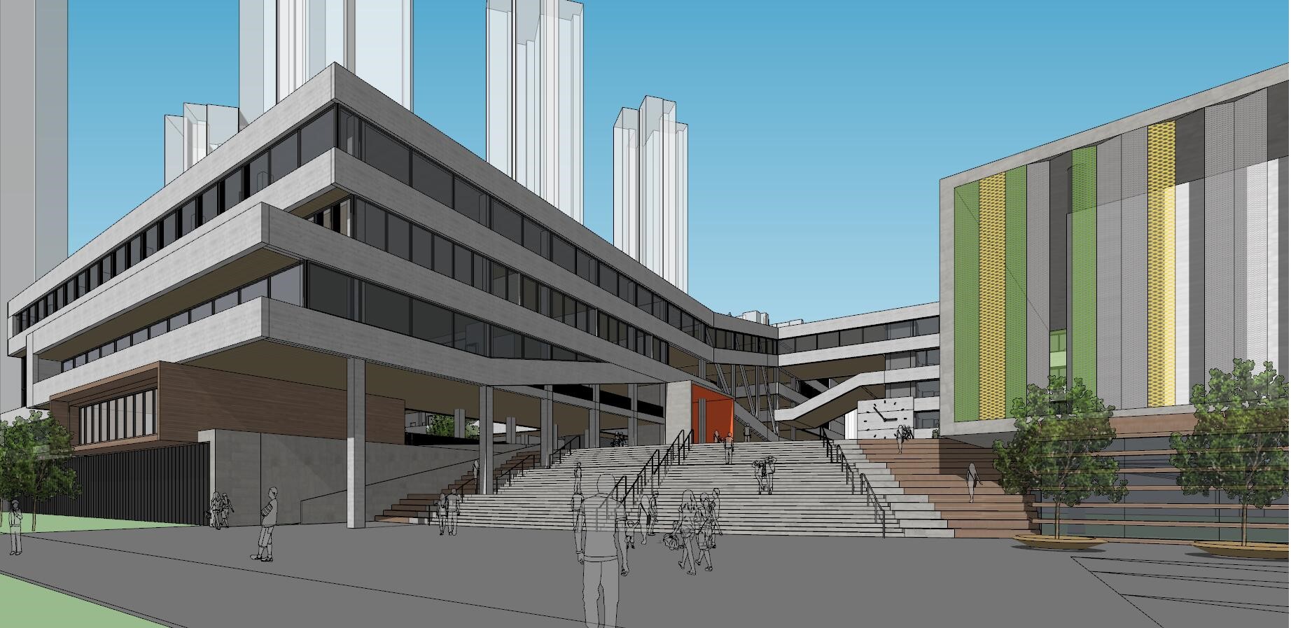 School campus model 05