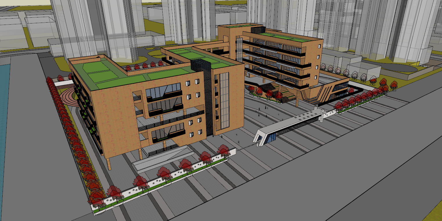 School campus model 115