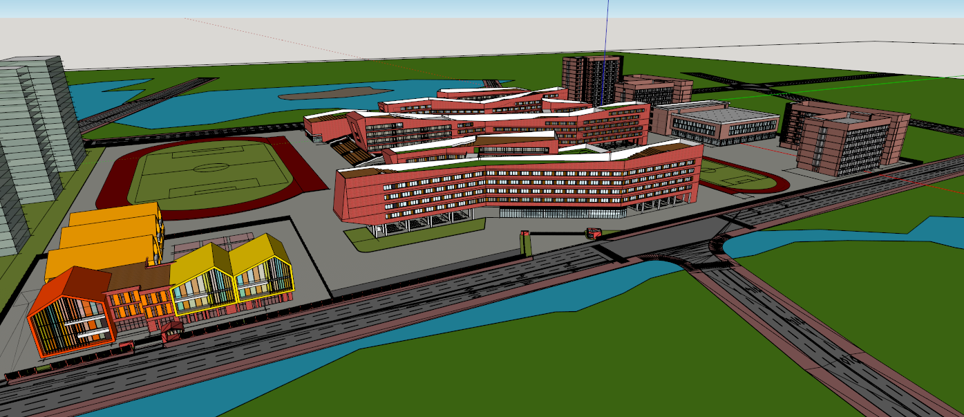 School campus model 03