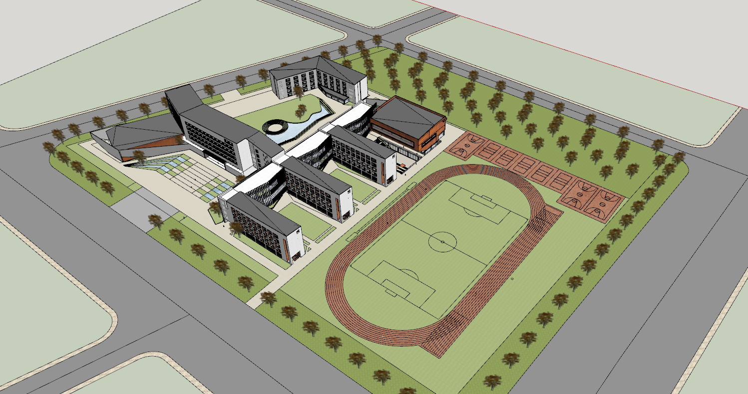 School campus model 123