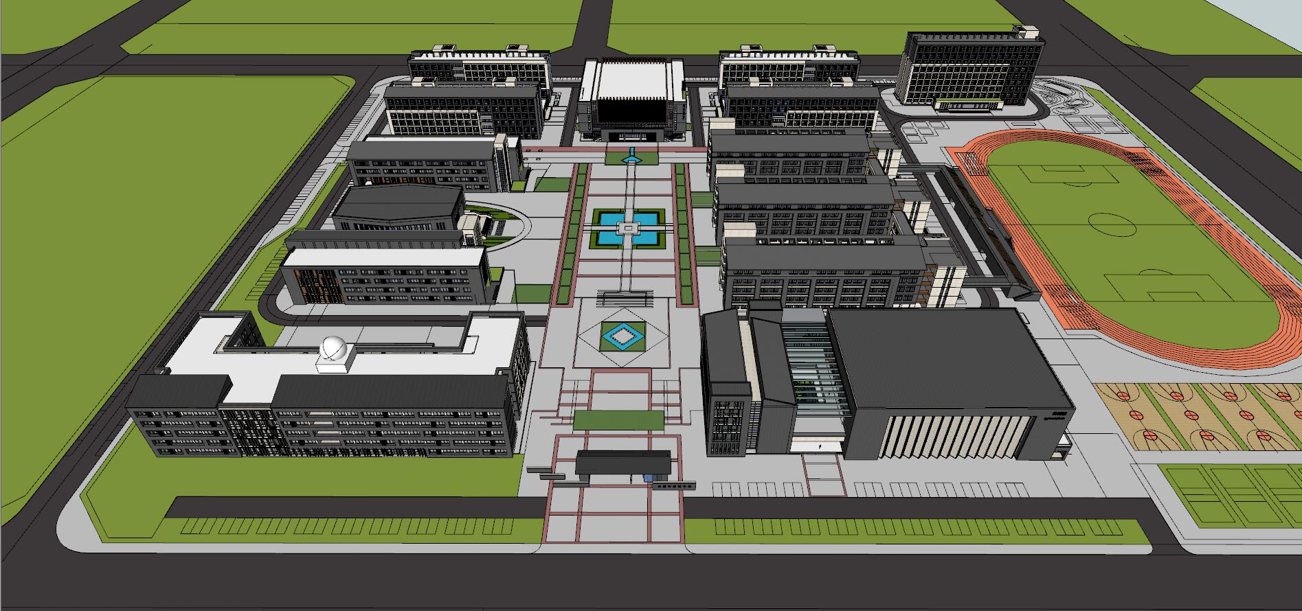 School campus model 12
