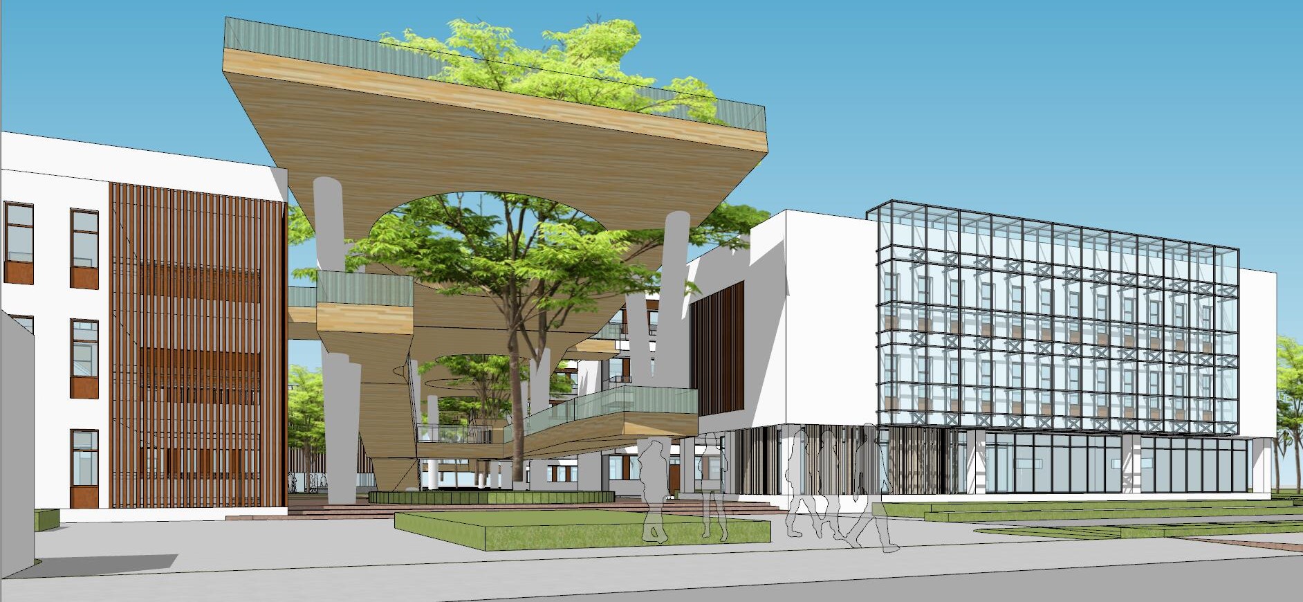 School campus model 114