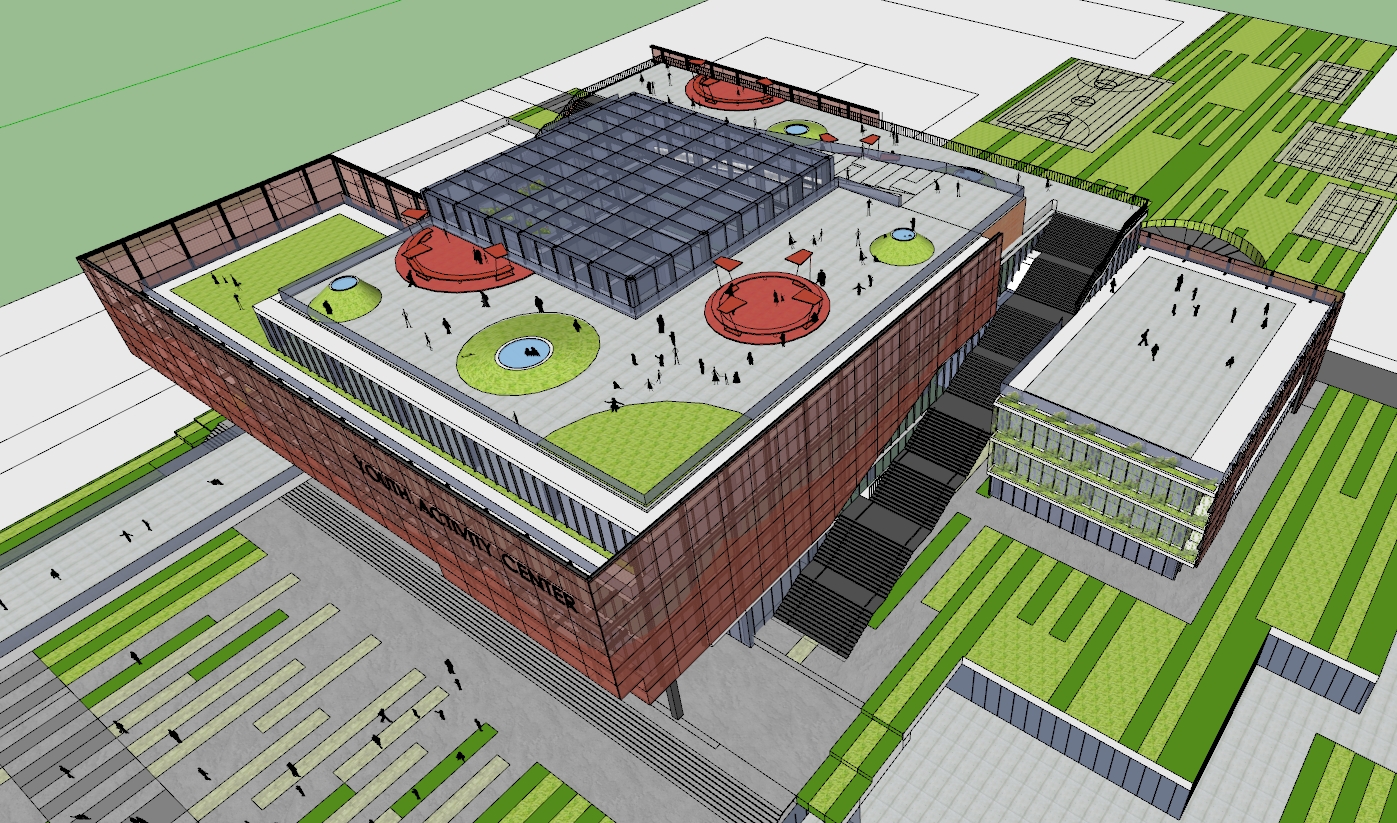 Youth activity center model 01