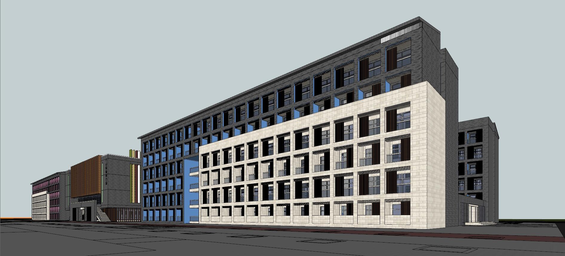 School campus model 12