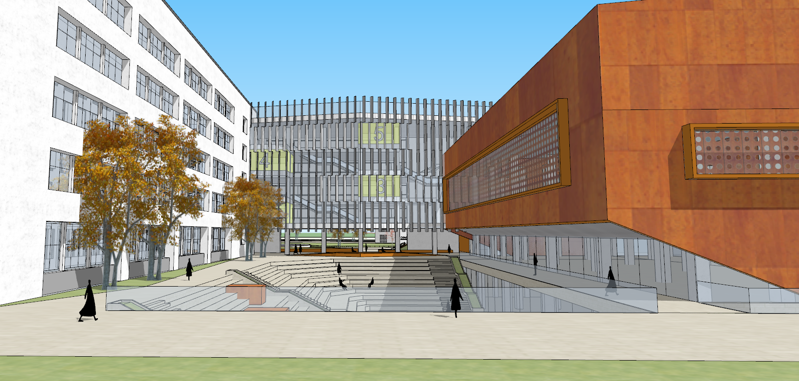 School campus model 123